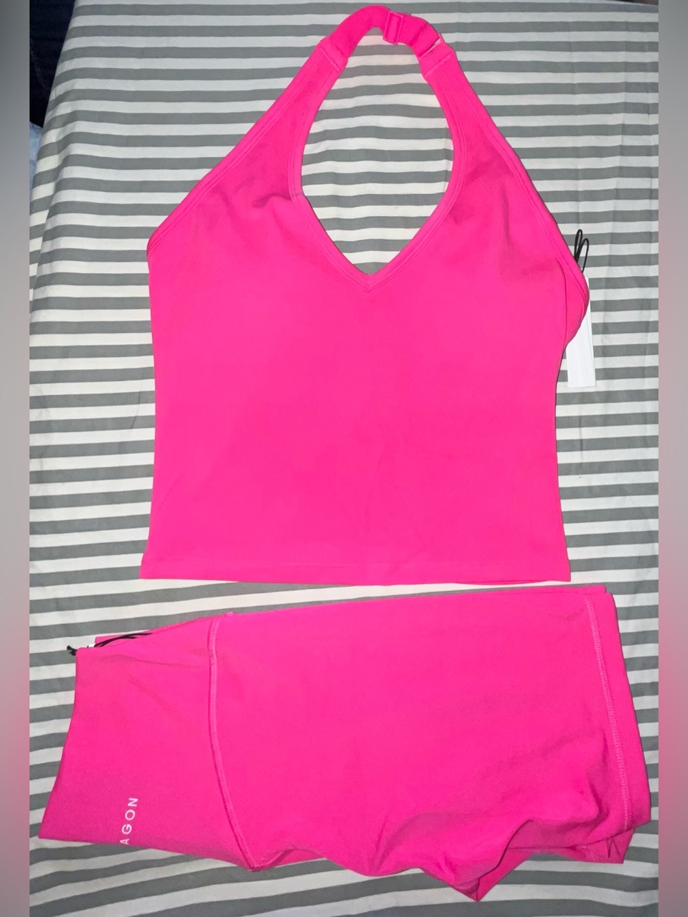 Paragon Reluna Maxed Out Brami + Reluna Sculptseam Plus Short 6" in Crush Sz M